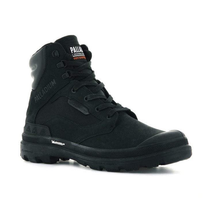 Bottes Palladium Pampa X Tech WPN Homme Noir | FR CJH149O